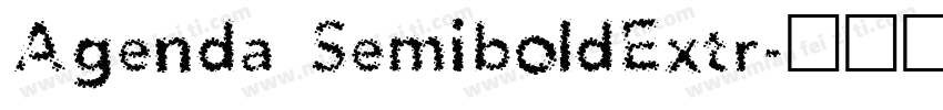 Agenda SemiboldExtr字体转换